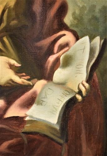 XVIIe siècle - Sibylle -  G. atelier de Francesco Romanelli (Viterbe 1610-1662)